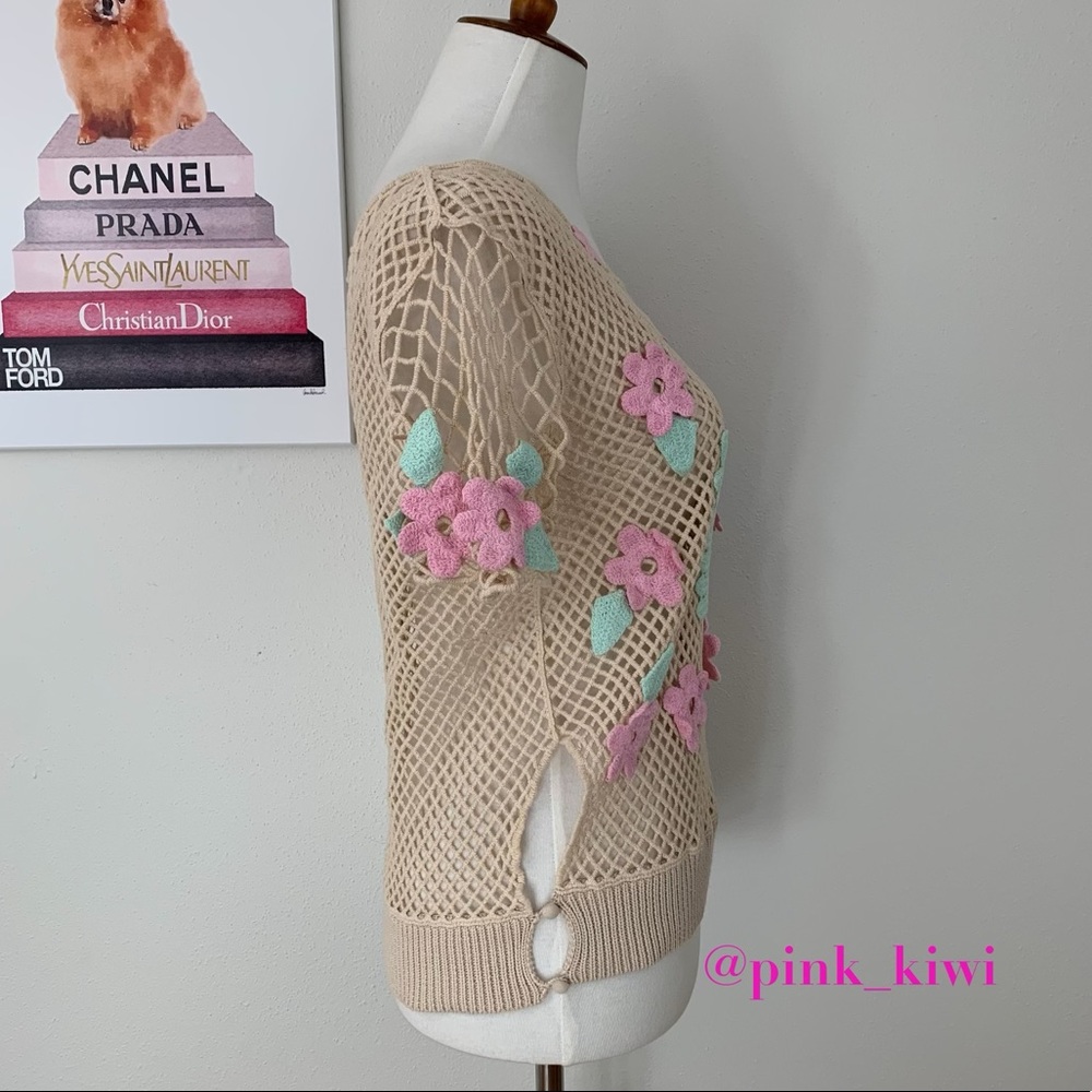 Wildfox Bloom Edita Crochet Top - Picture 11 of 17